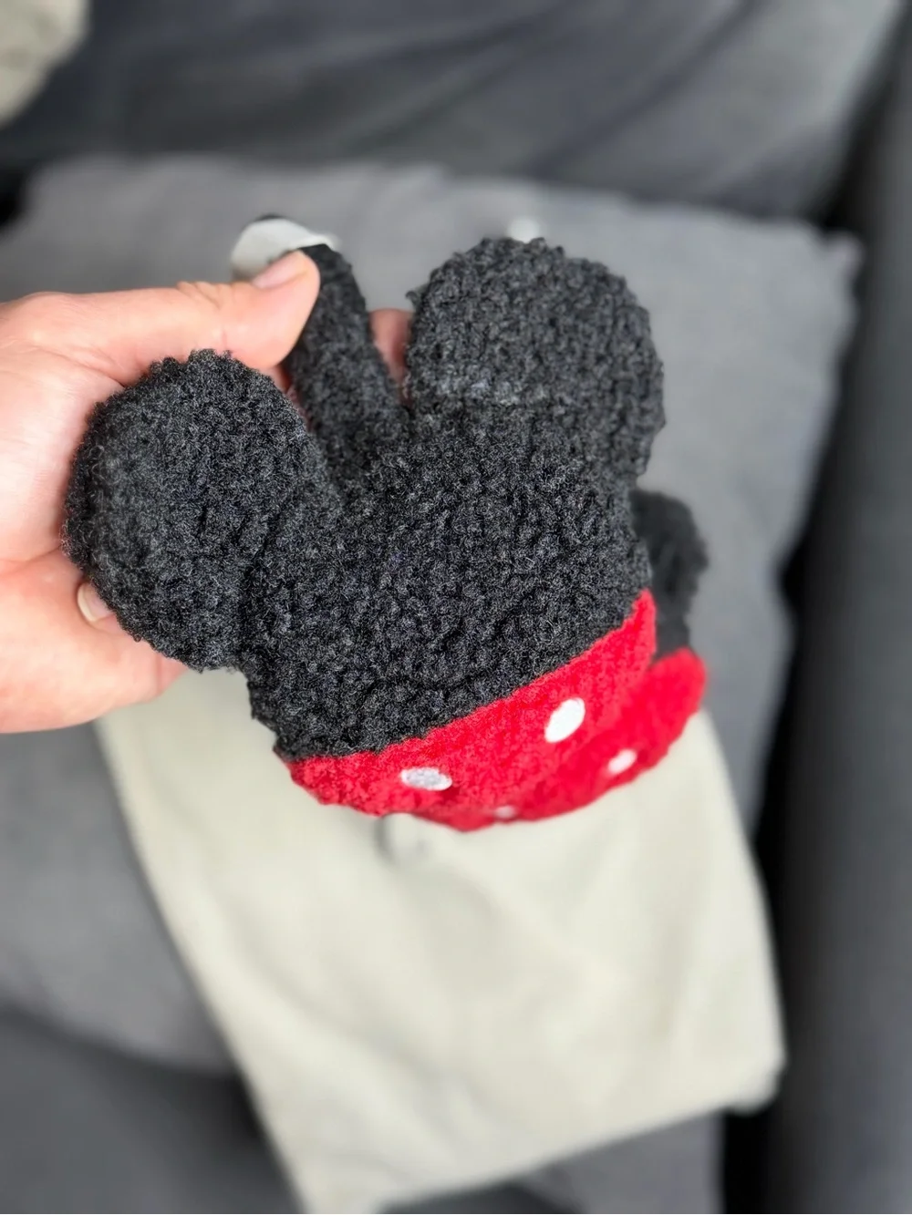 NWT Zara Kids SHEARLING MICKEY MOUSE  DISNEY EARMUFFS 6 - 14